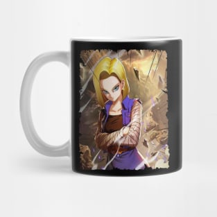 ANDROID 18 MERCH VTG Mug